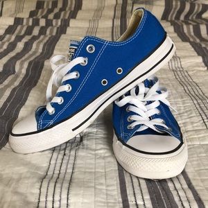 Converse All Star Low Cut Sneakers, Blue, 8.5M